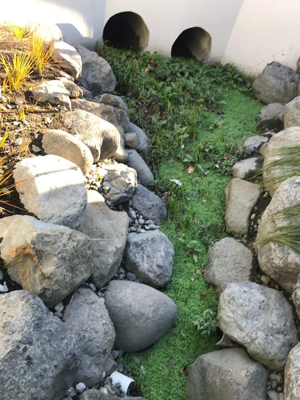 The photograph attached to this wastewater/stormwater report