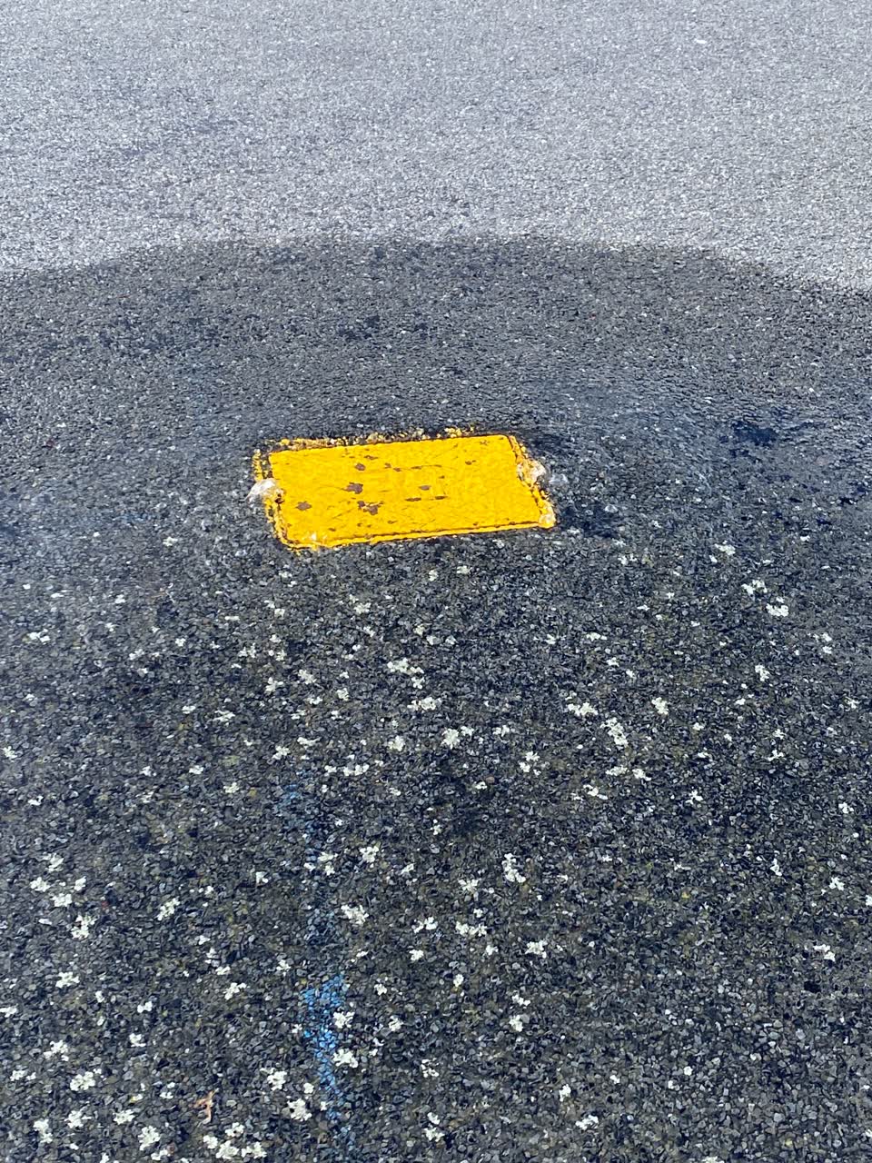 The photograph attached to this water leak report