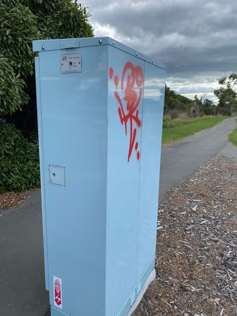 Graffiti, a report photo