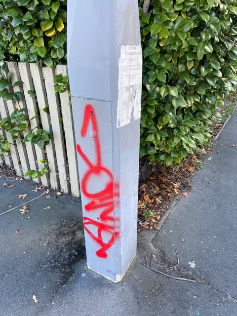 Graffiti, a report photo