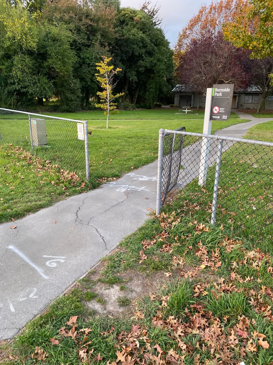 The photograph attached to this parks report