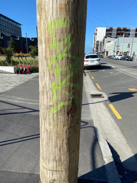 Graffiti, a report photo