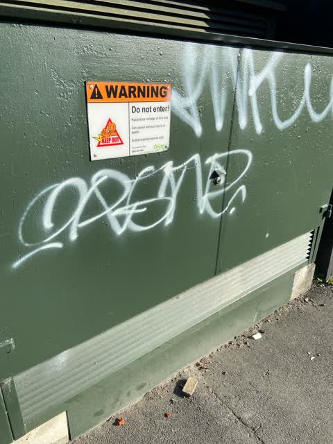 Graffiti, a report photo