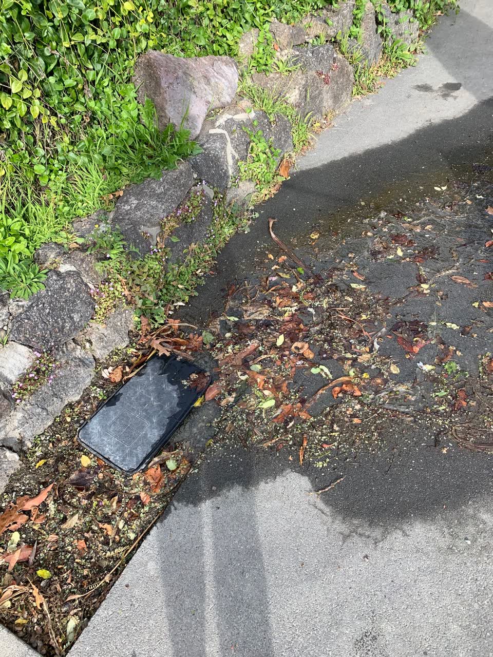 The photograph attached to this water leak report
