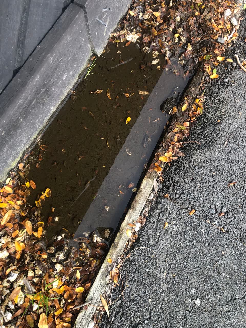 The photograph attached to this wastewater/stormwater report