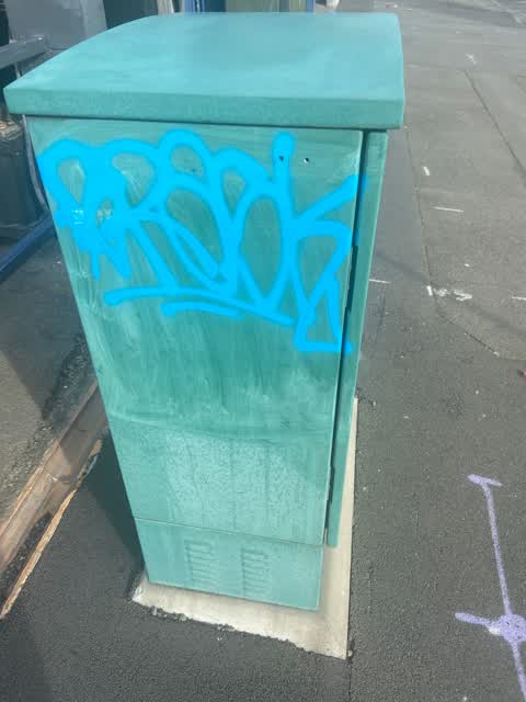 Graffiti, a report photo
