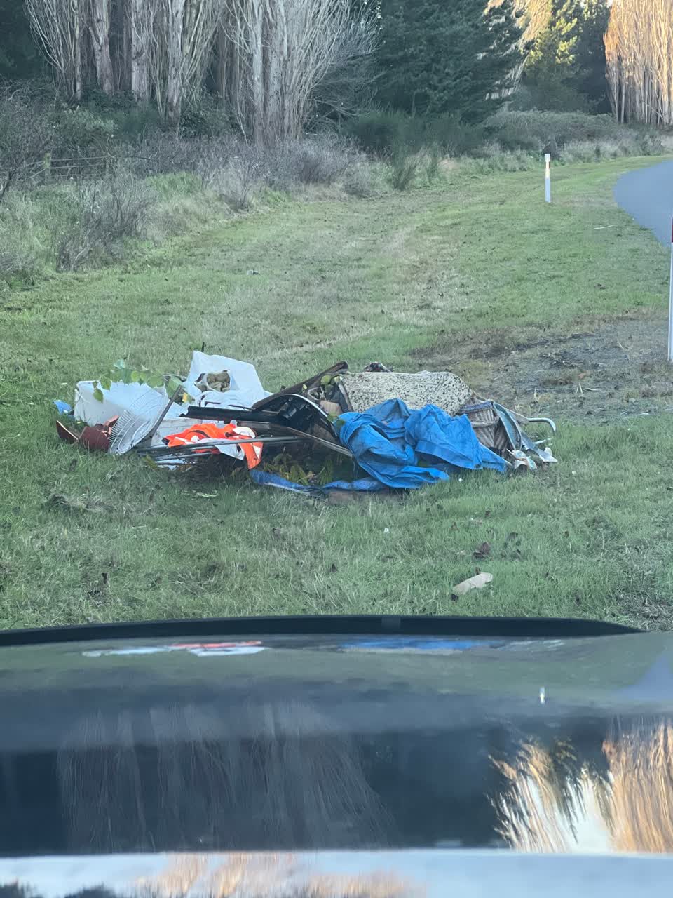 The photograph attached to this rubbish/recycling report
