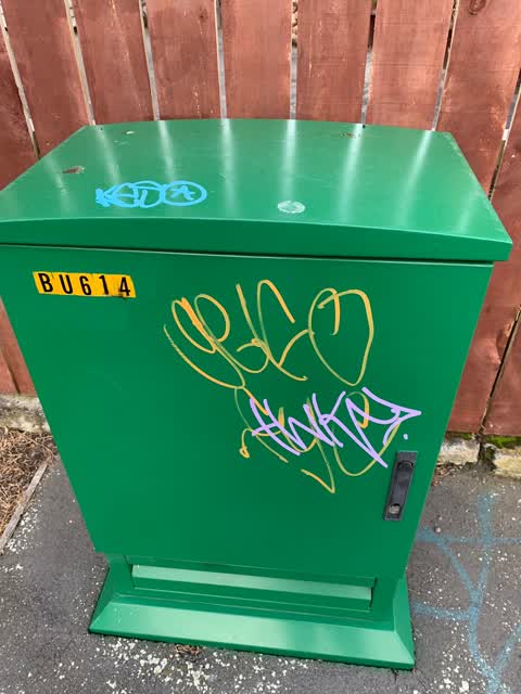 Graffiti, a report photo