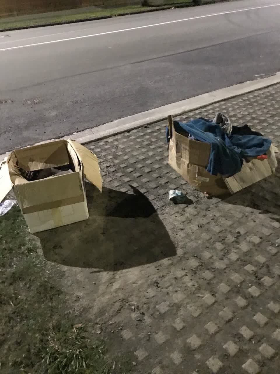 The photograph attached to this rubbish/recycling report