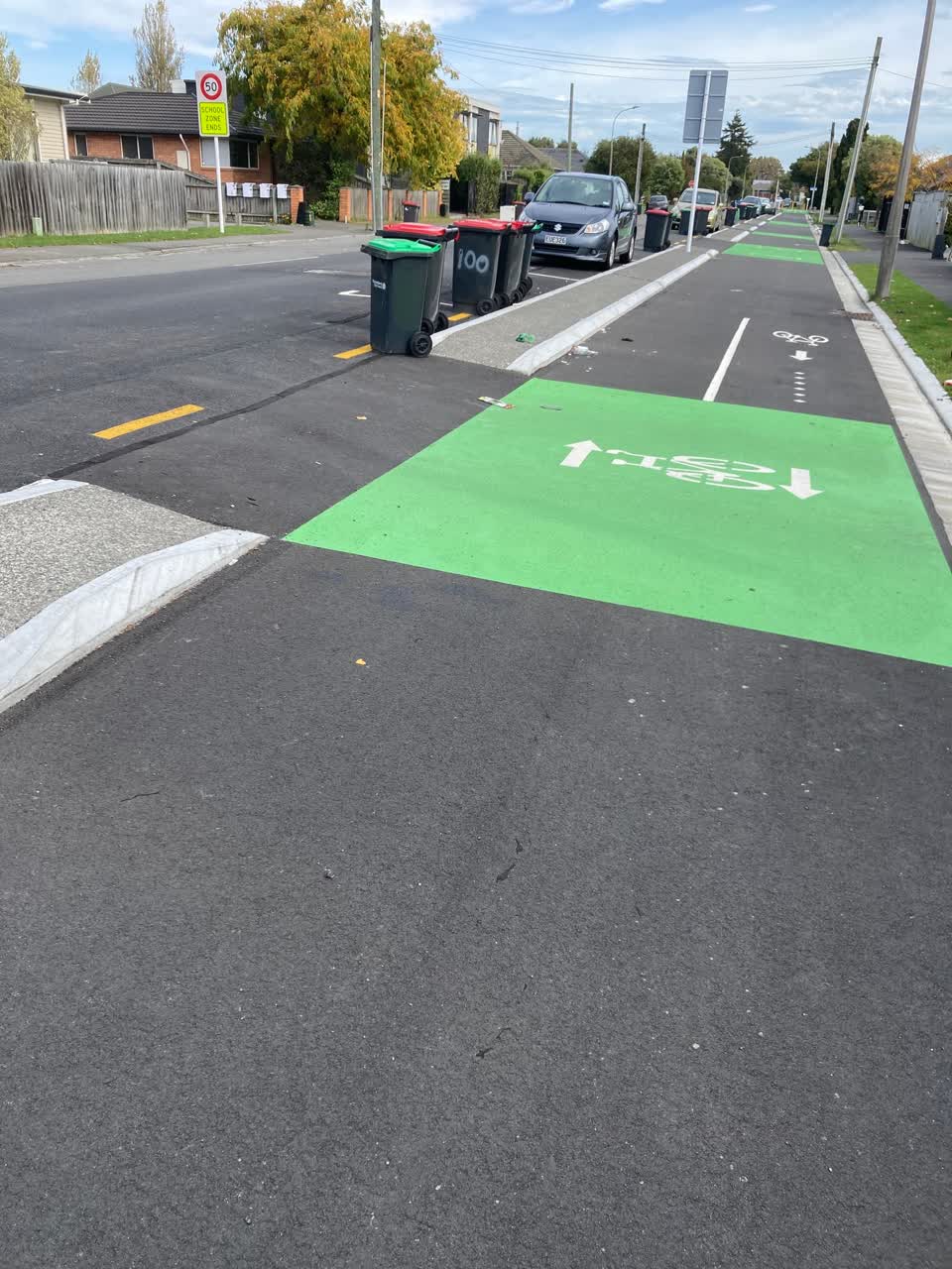 The photograph attached to this rubbish/recycling report