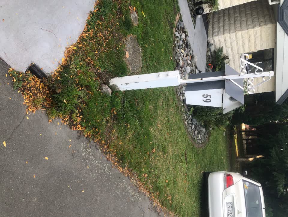 The photograph attached to this water leak report