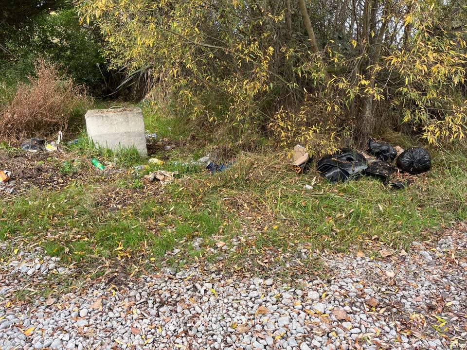 The photograph attached to this rubbish/recycling report
