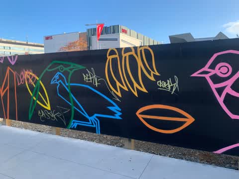 Graffiti, a report photo
