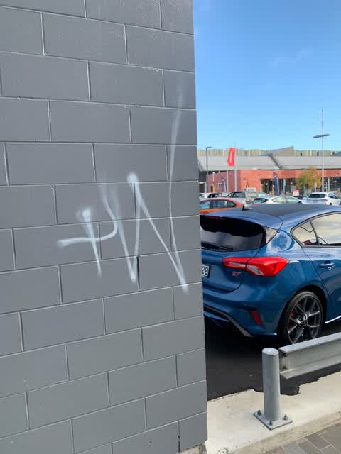 Graffiti, a report photo
