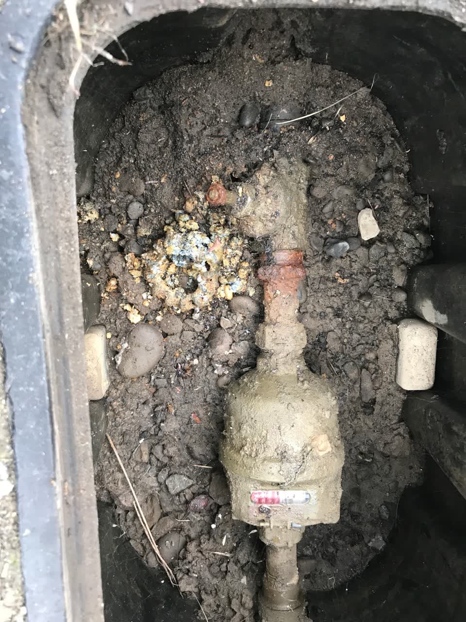 The photograph attached to this water supply report