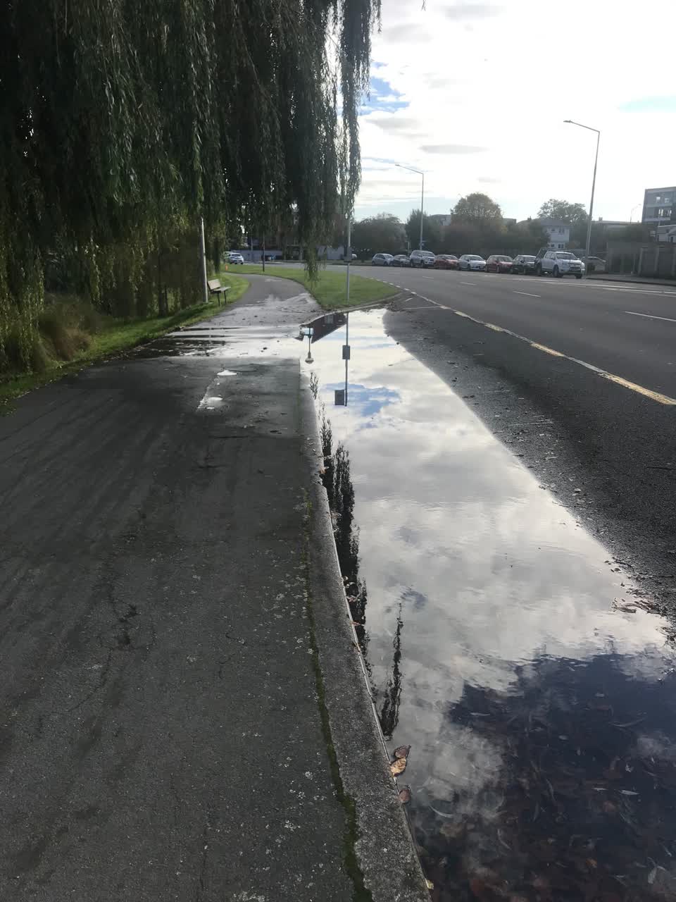 The photograph attached to this wastewater/stormwater report