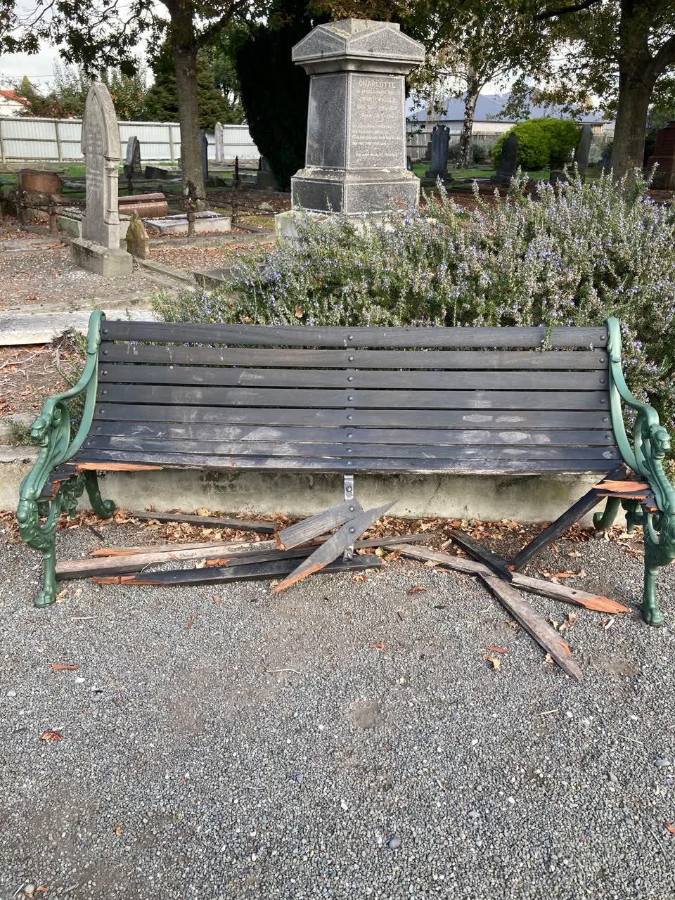 The photograph attached to this parks report