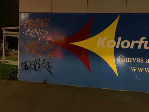 Graffiti, a report photo
