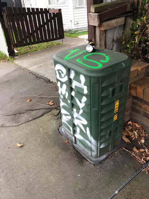 Graffiti, a report photo