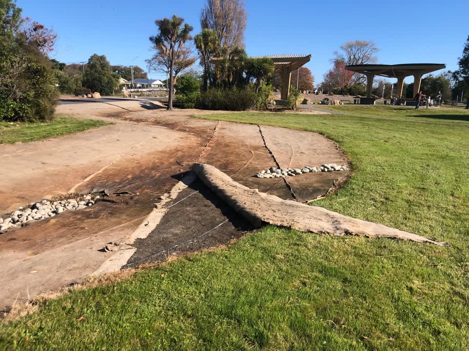 The photograph attached to this parks report