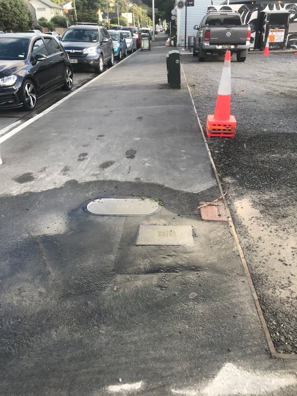 The photograph attached to this water supply report