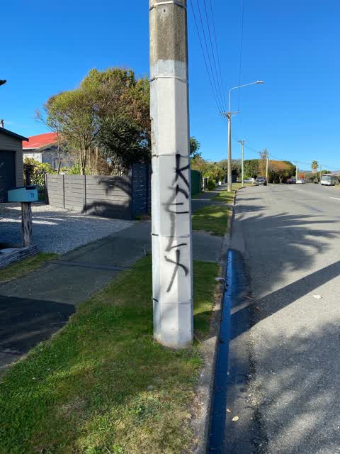 Graffiti, a report photo