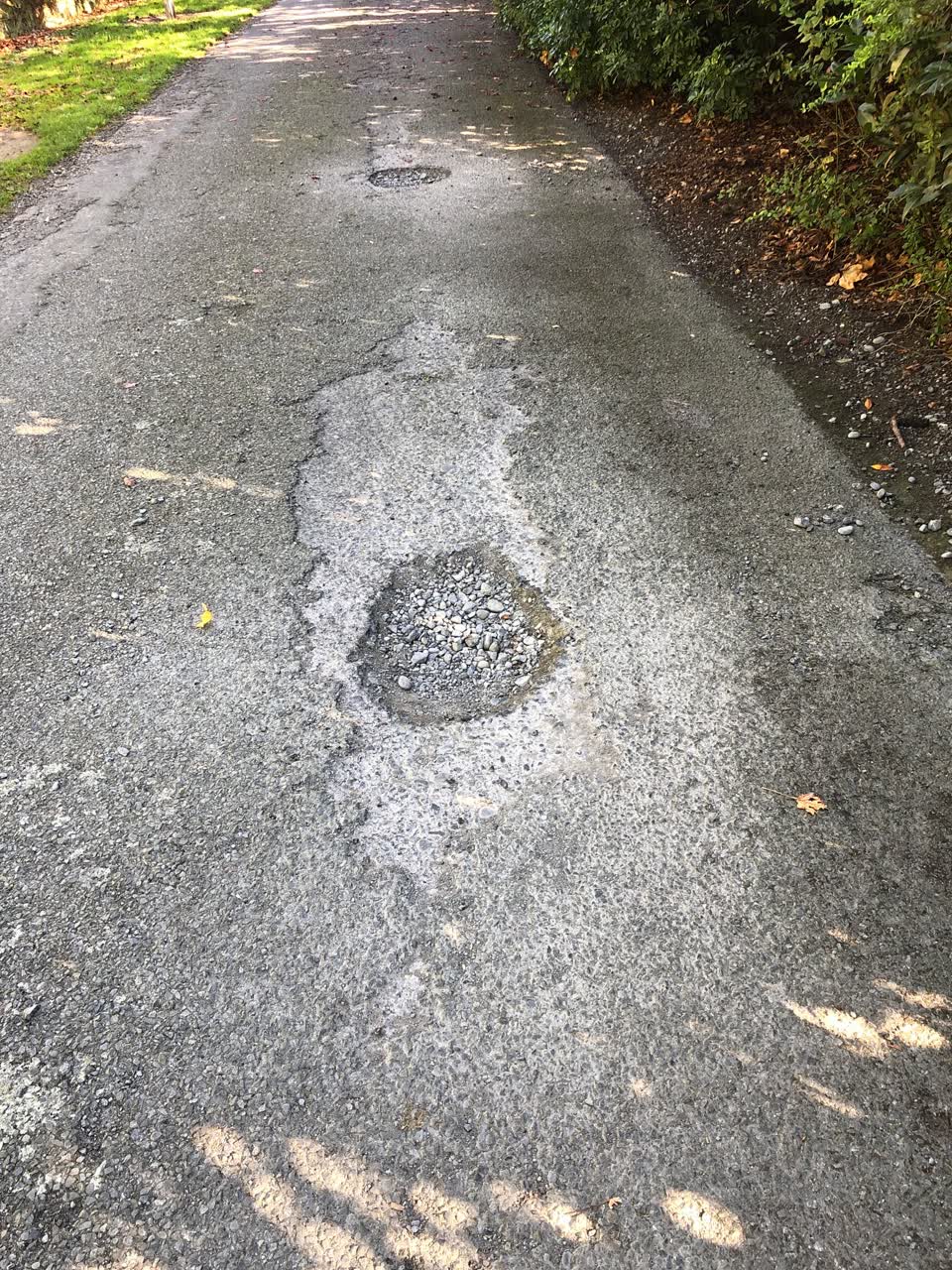 The photograph attached to this parks report