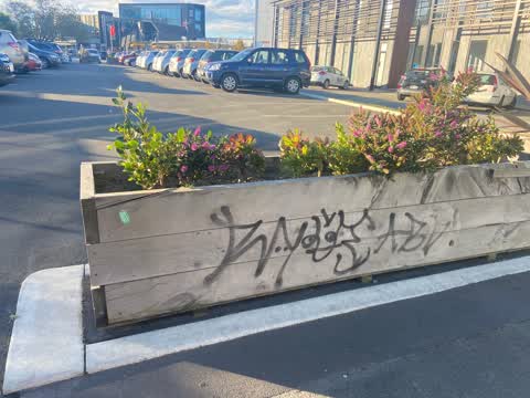 Graffiti, a report photo