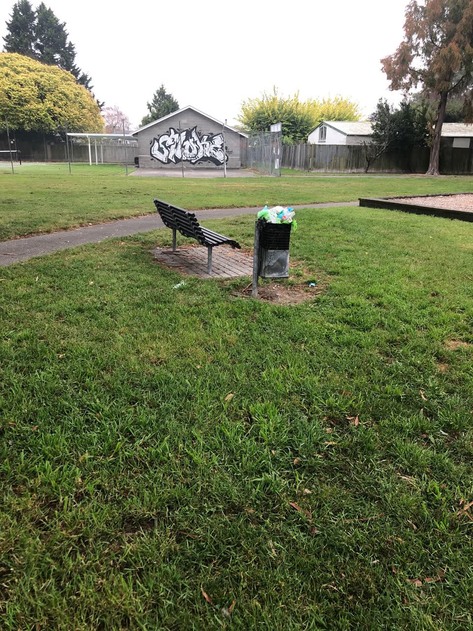 The photograph attached to this parks report