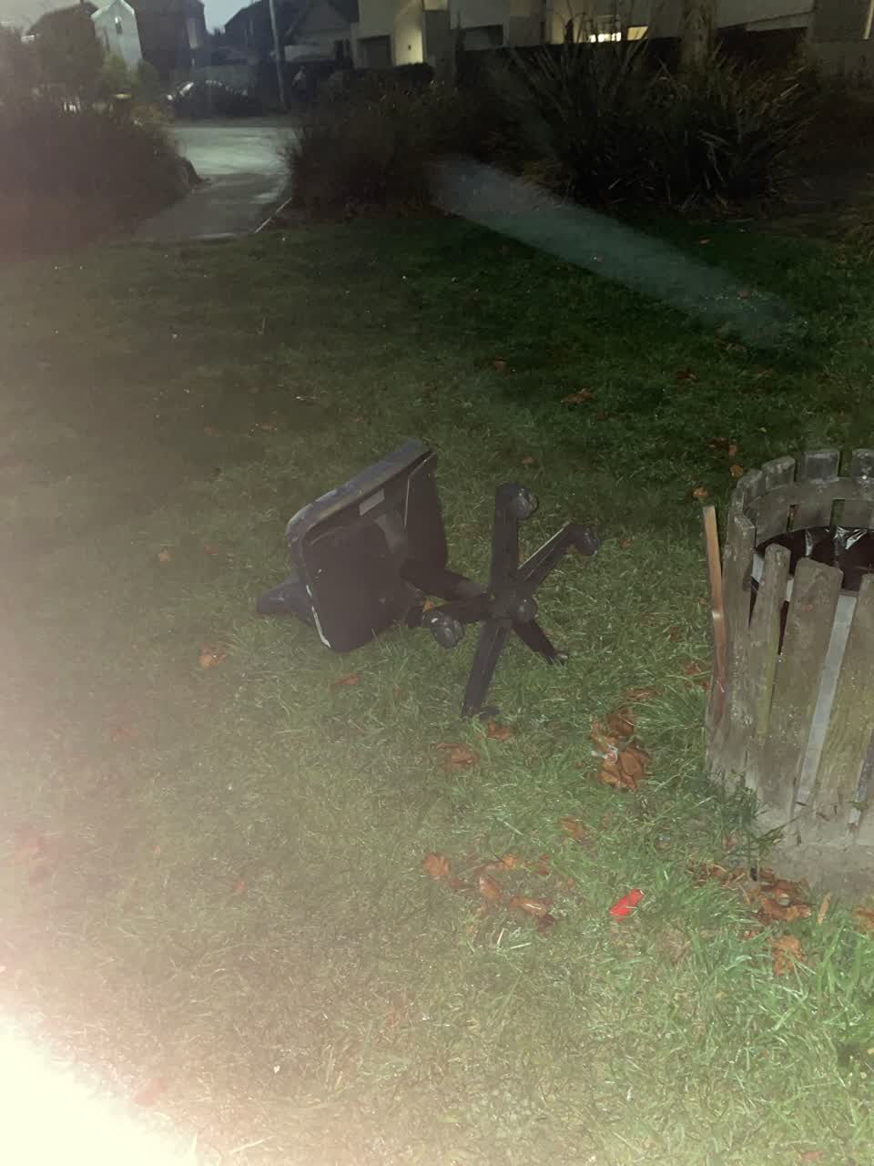 The photograph attached to this rubbish/recycling report