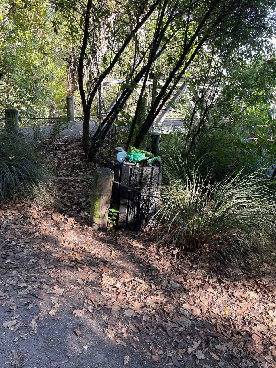 The photograph attached to this rubbish/recycling report