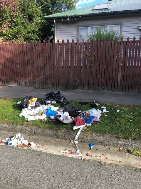 Rubbish/Recycling, a report photo