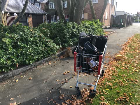 Rubbish/Recycling, a report photo