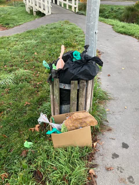 Rubbish/Recycling — a report photo