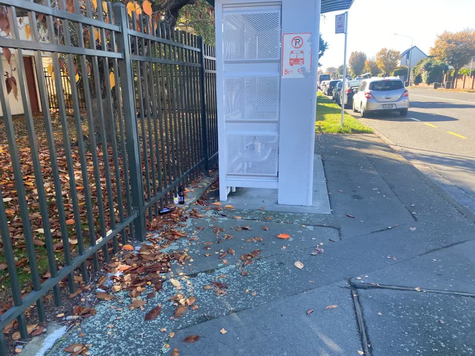 The photograph attached to this rubbish/recycling report