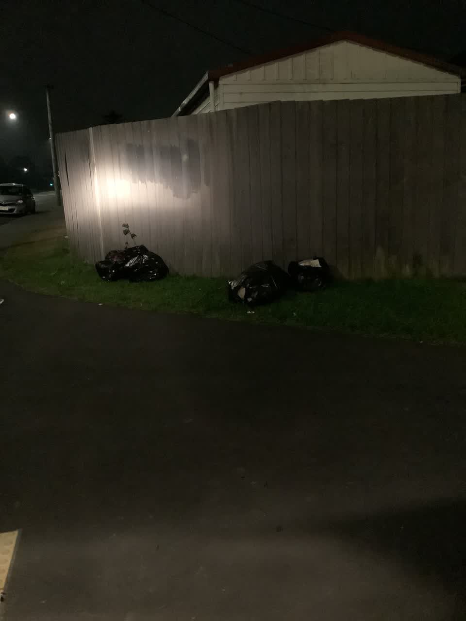 The photograph attached to this rubbish/recycling report