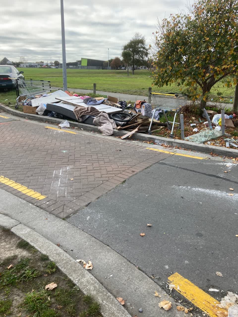 The photograph attached to this rubbish/recycling report