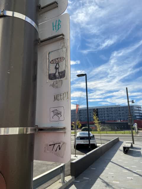 Graffiti, a report photo