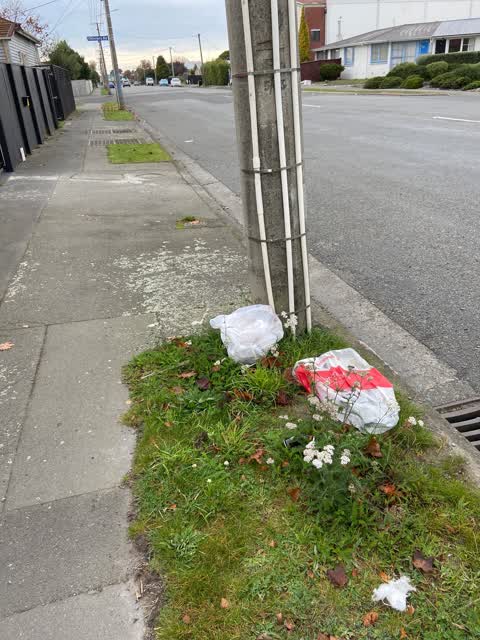 Rubbish/Recycling, a report photo
