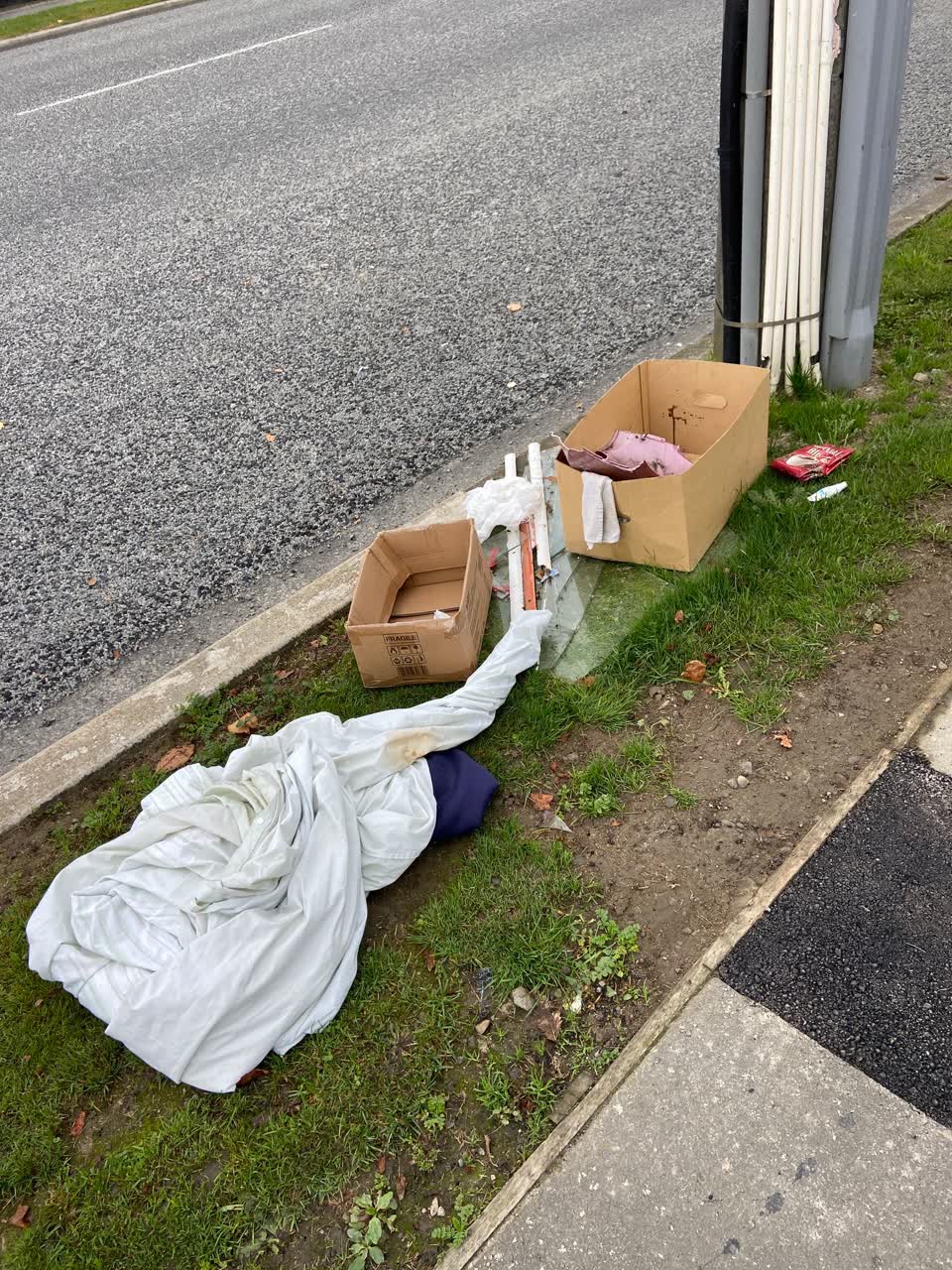 The photograph attached to this rubbish/recycling report