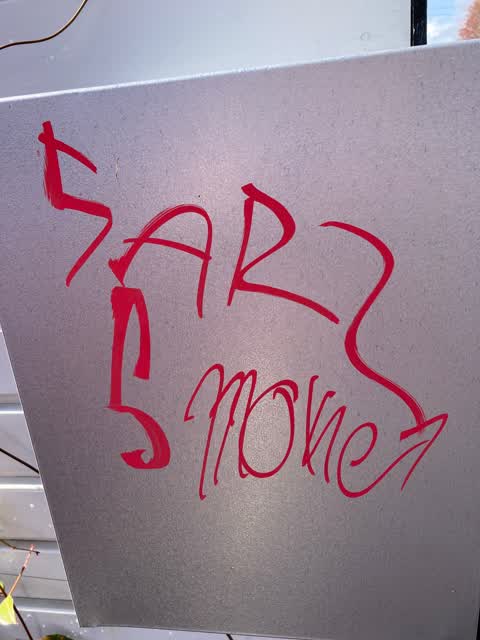Graffiti, a report photo