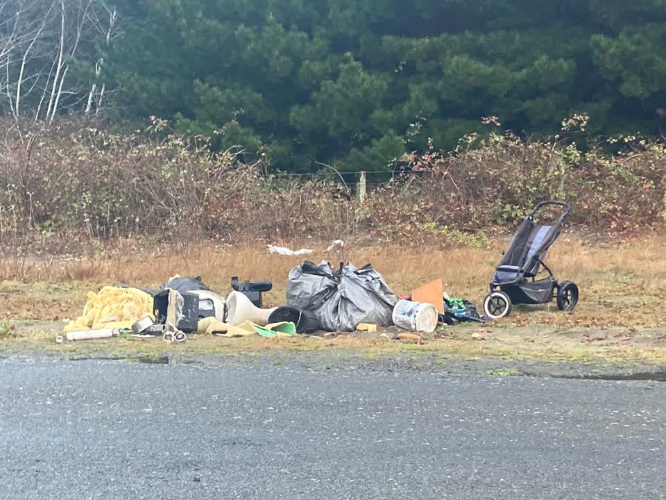 The photograph attached to this rubbish/recycling report