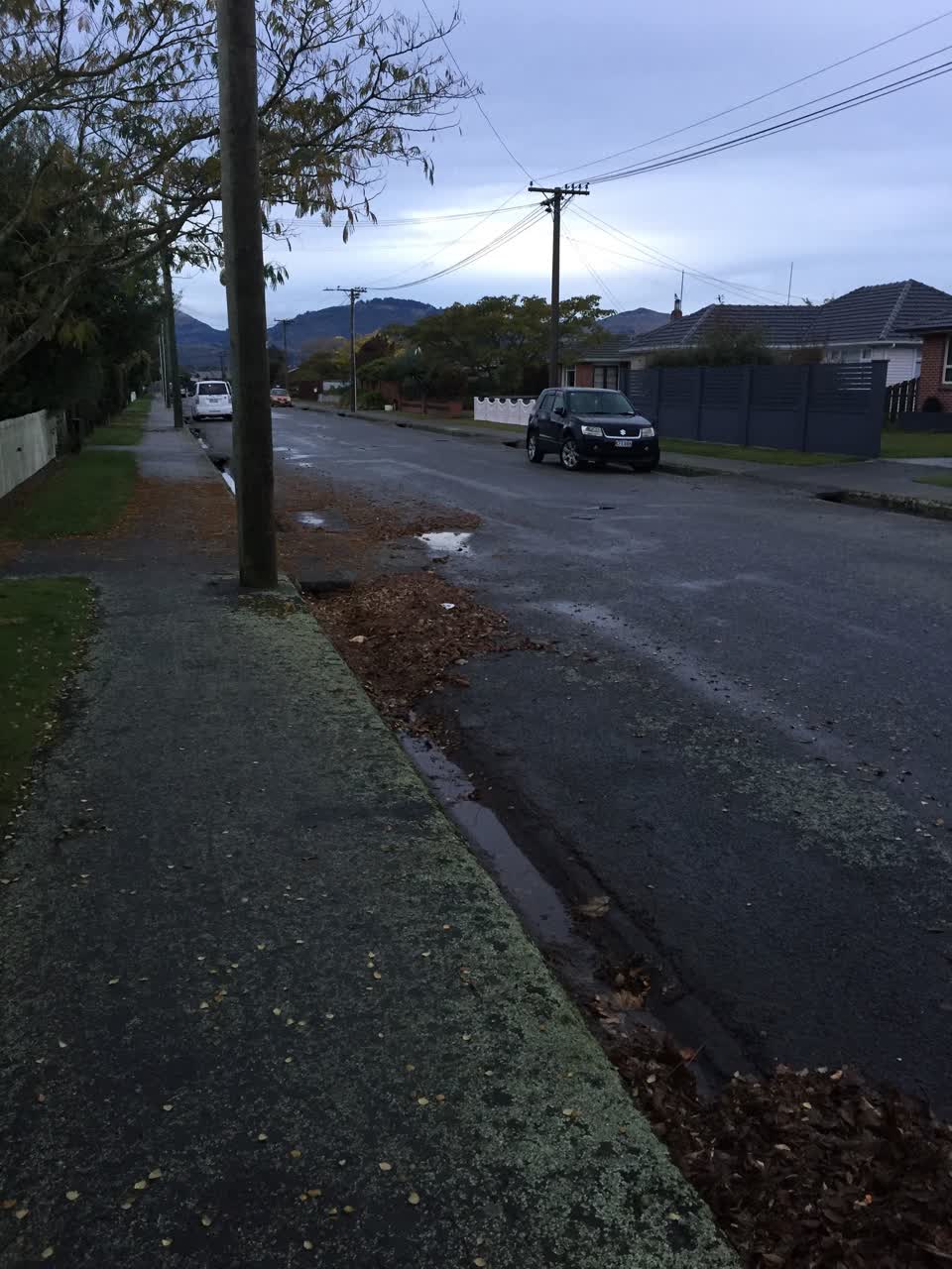 The photograph attached to this wastewater/stormwater report