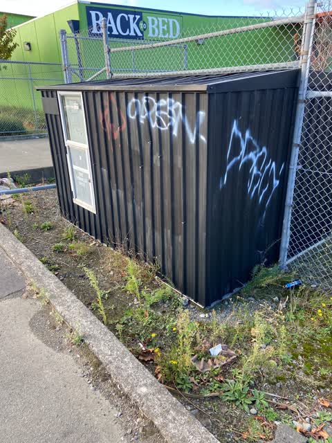 Graffiti, a report photo