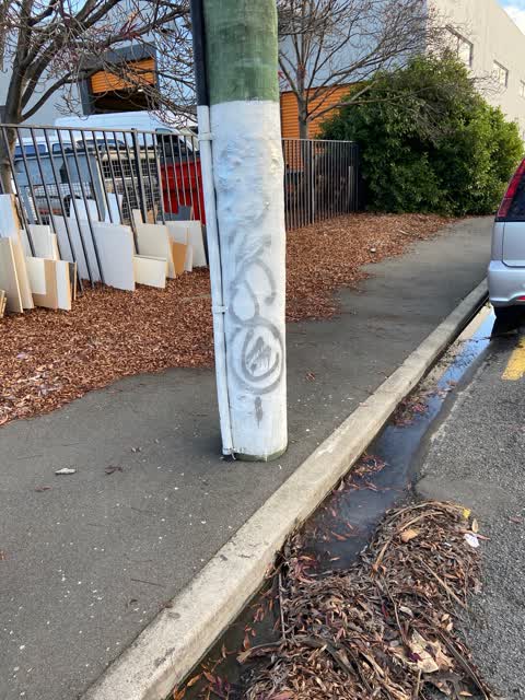 Graffiti, a report photo