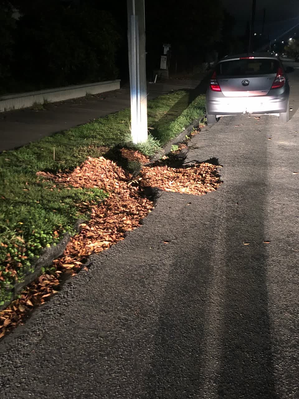 The photograph attached to this wastewater/stormwater report