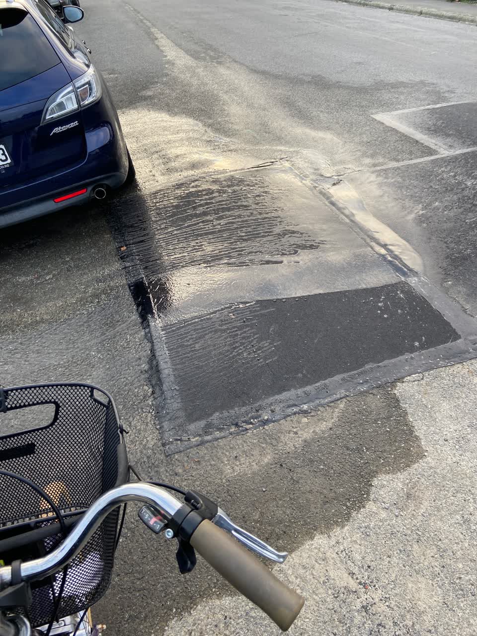 The photograph attached to this wastewater/stormwater report