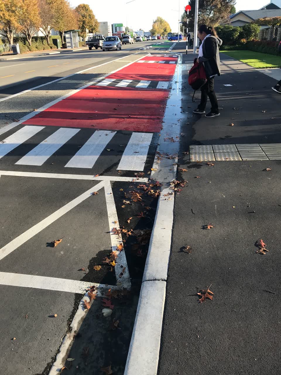 The photograph attached to this water leak report