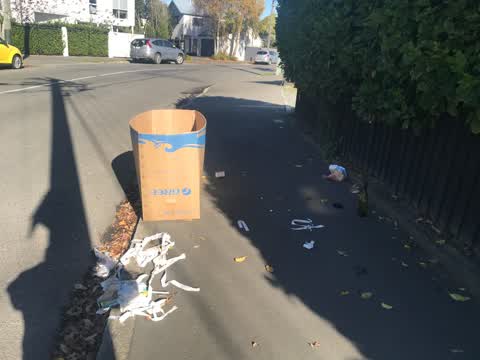 Rubbish/Recycling, a report photo