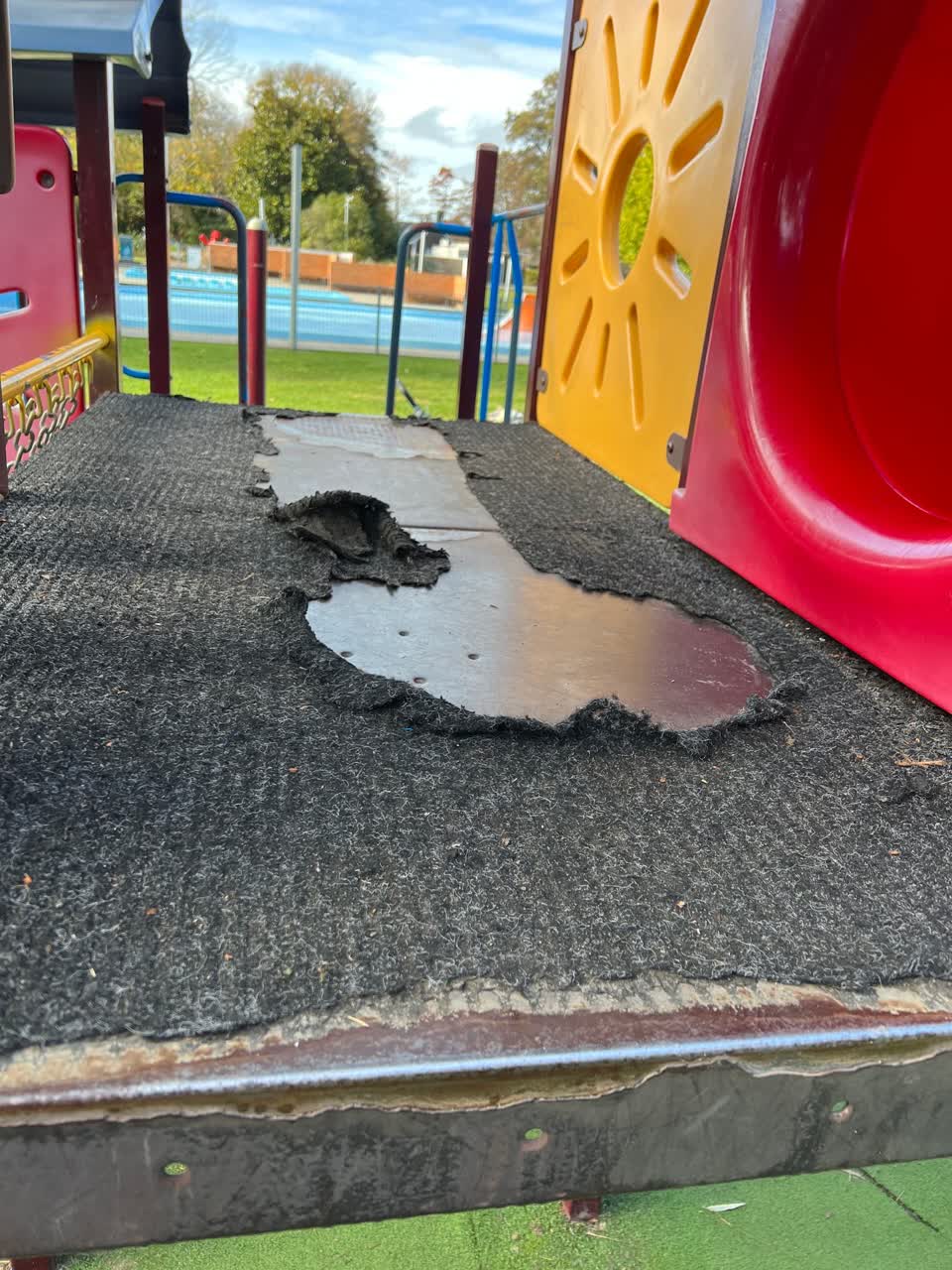 The photograph attached to this parks report